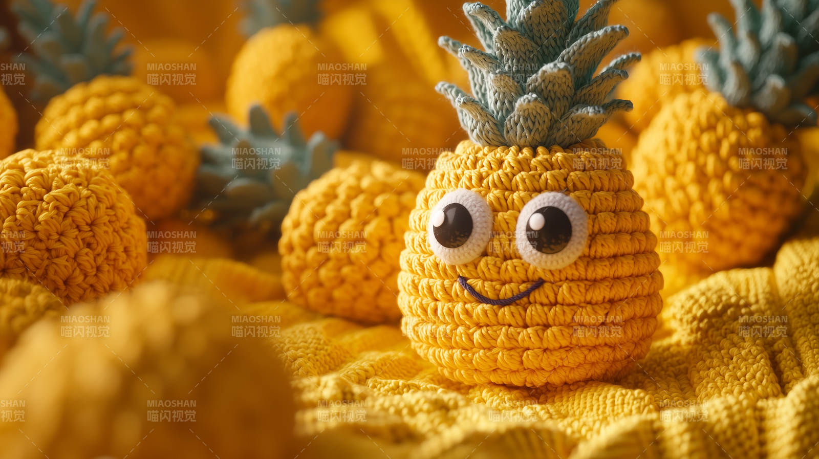 可爱菠萝毛绒玩具图片