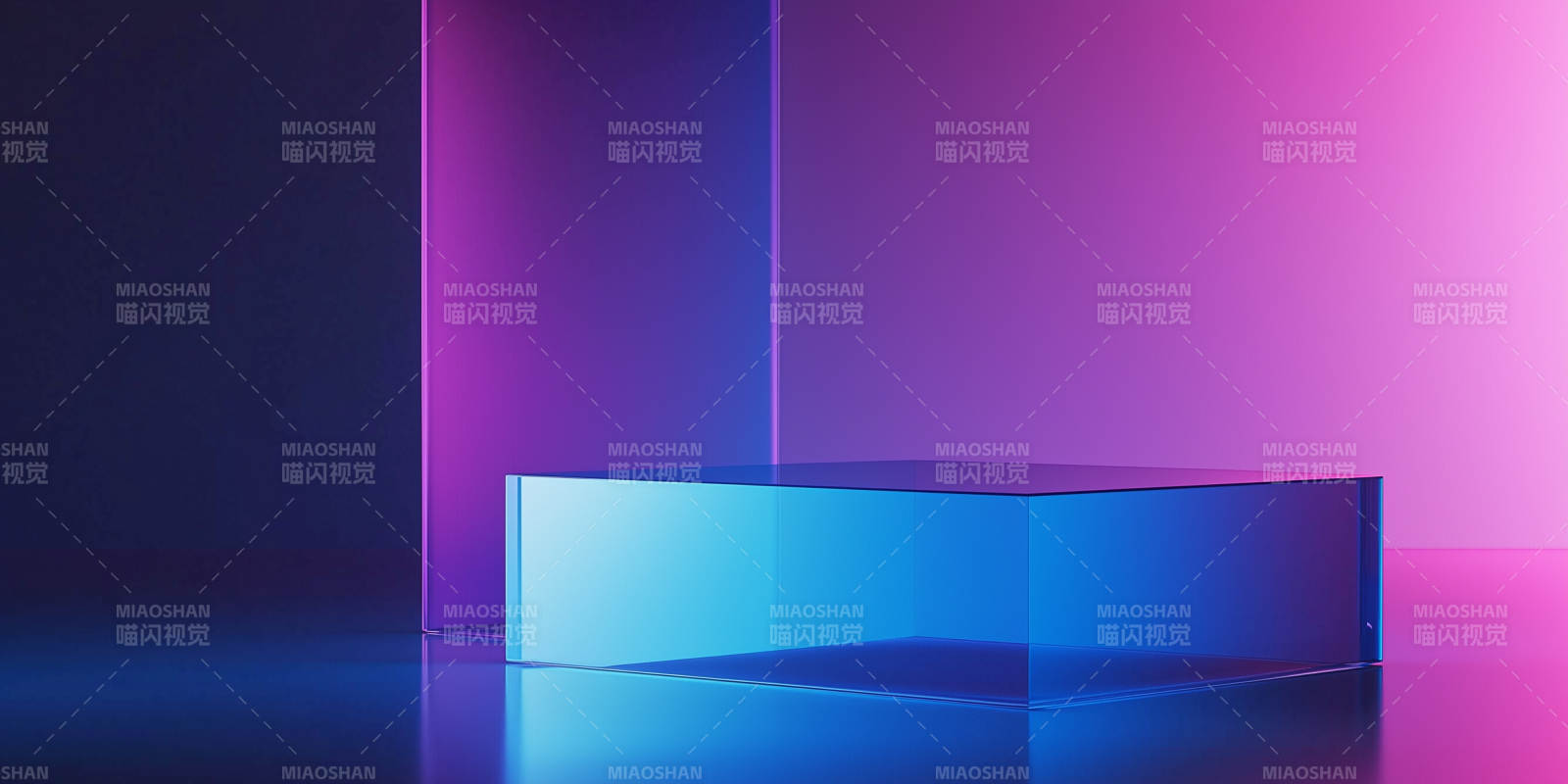 炫彩玻璃展台图片