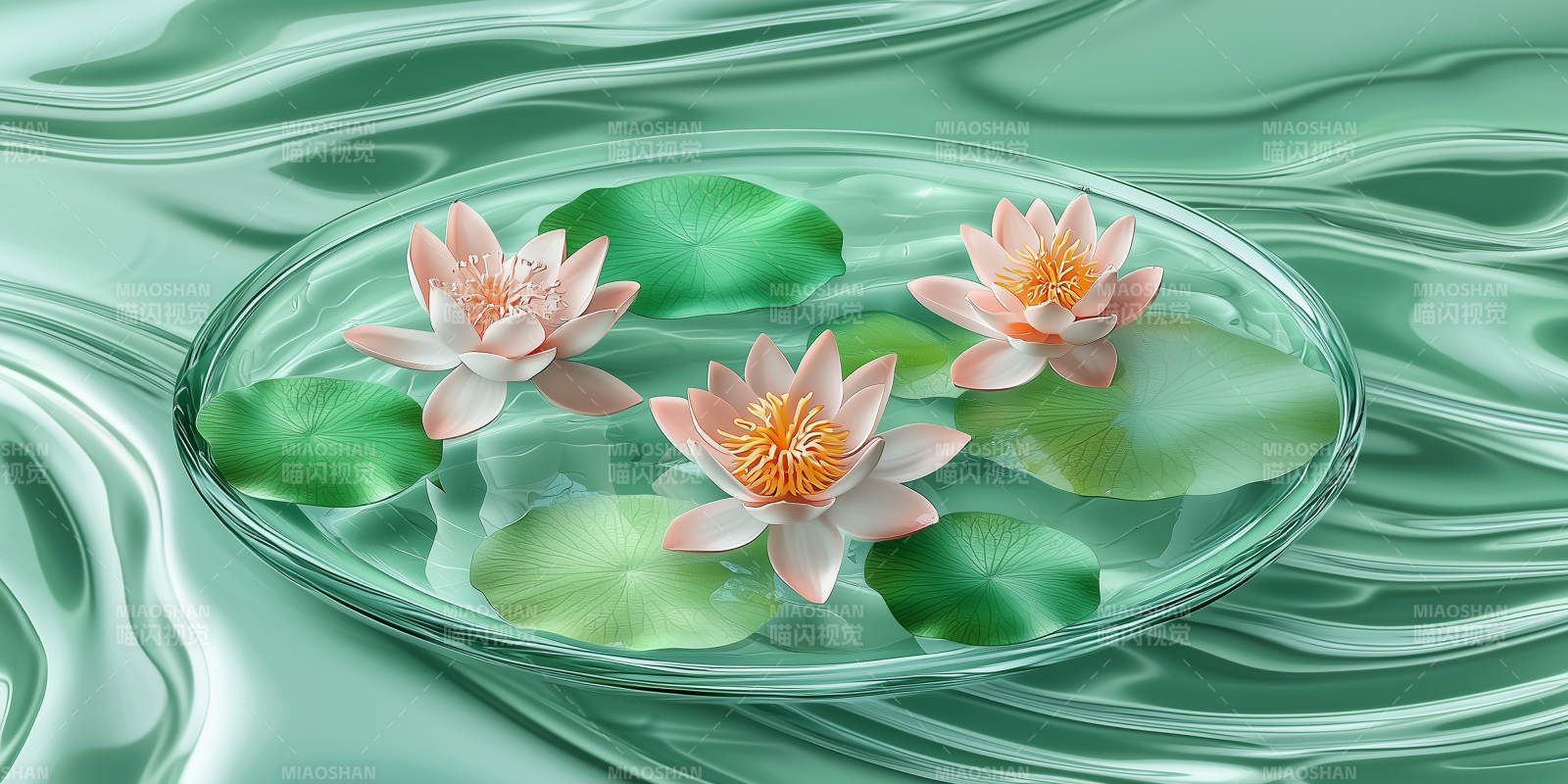 宁静致远的莲花图片