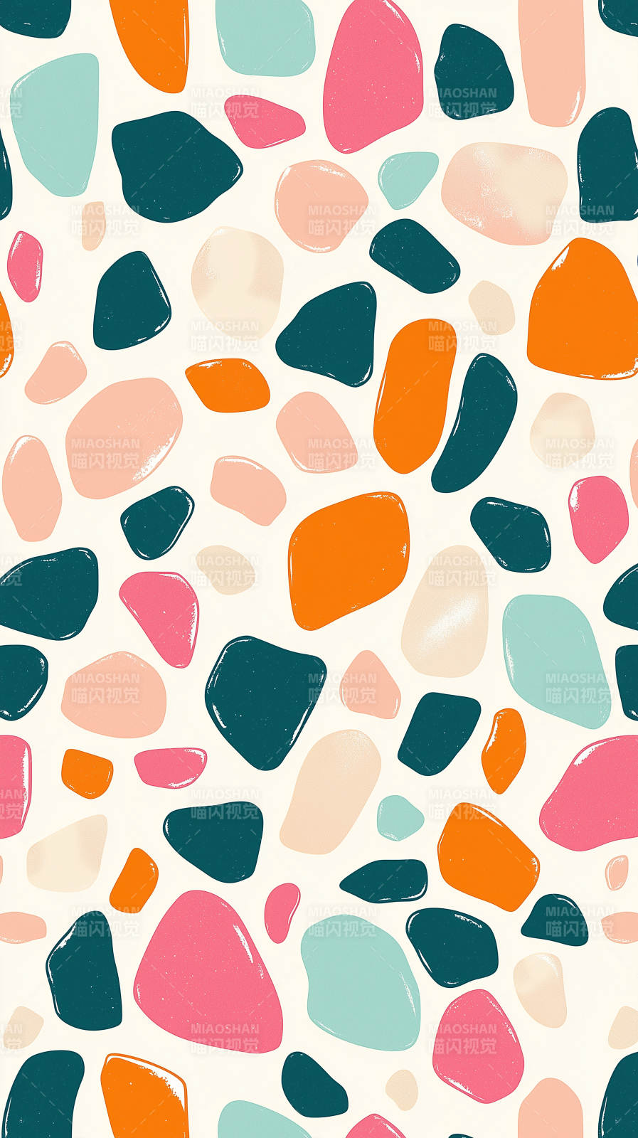 抽象彩色石纹背景图片