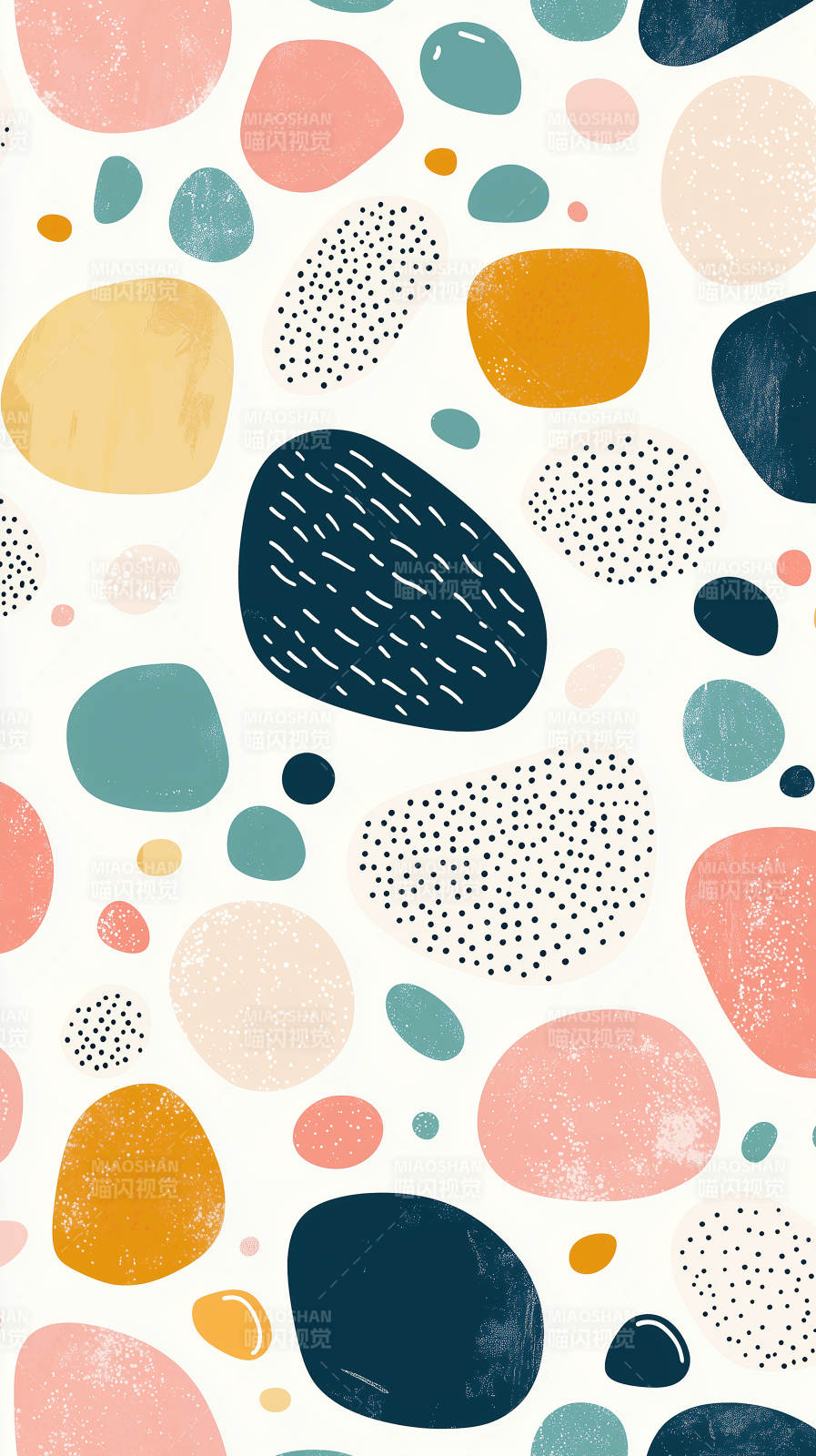 抽象彩色石纹背景图片