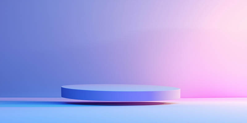 梦幻紫色调产品展示背景图片