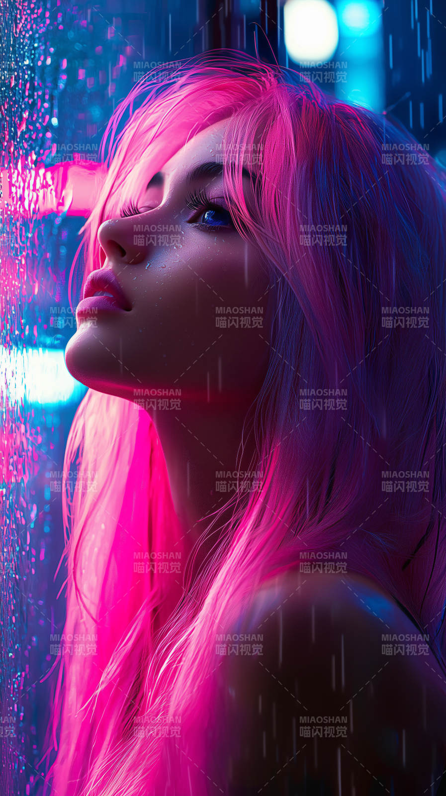 赛博朋克少女图片