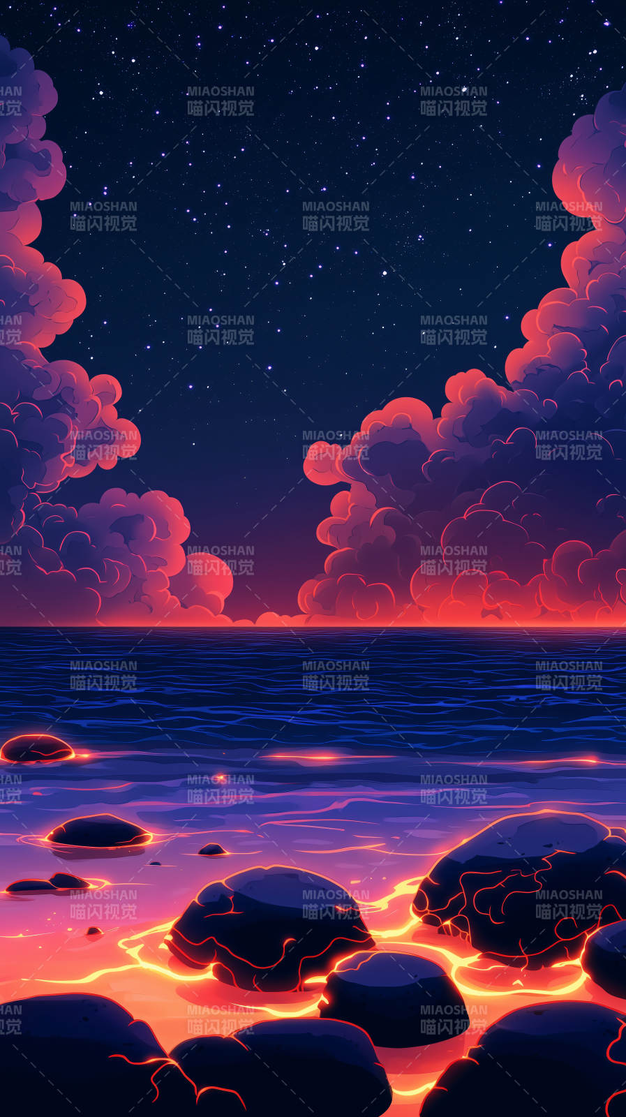 梦幻海岸线图片