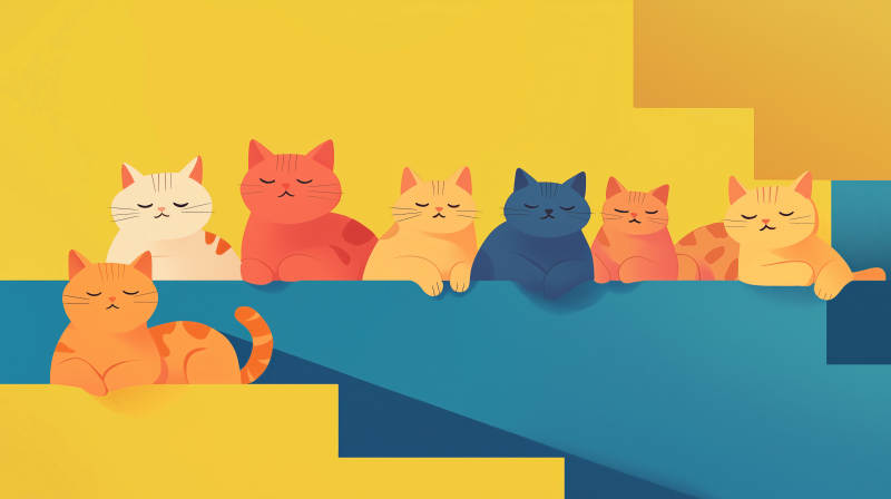 七猫静卧图图片