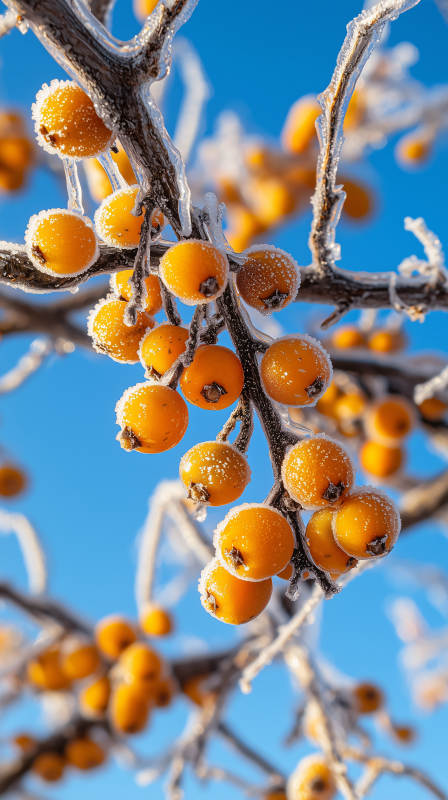 冰霜橙果图片