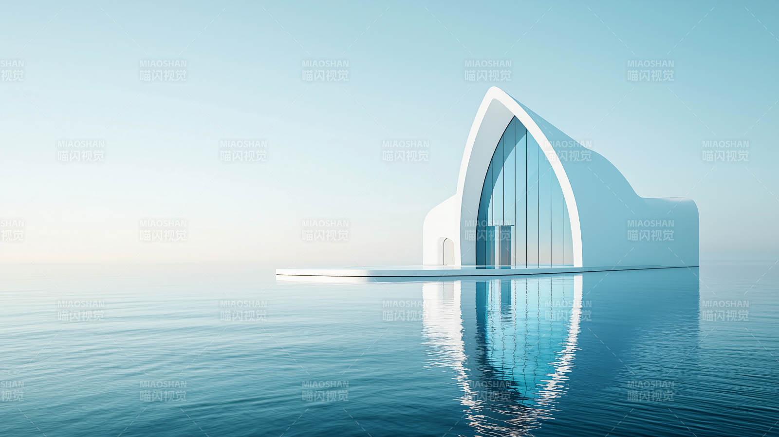 水天一色的未来之门图片