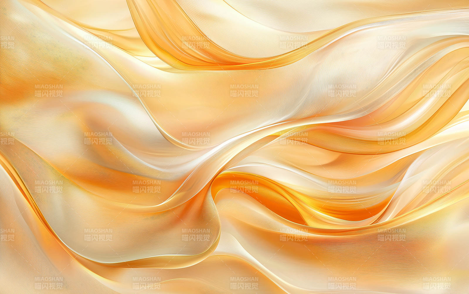 金色波浪纹理图片