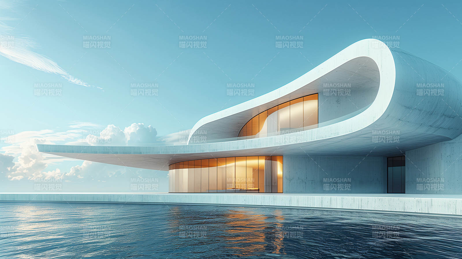 未来之屋 水天相接图片