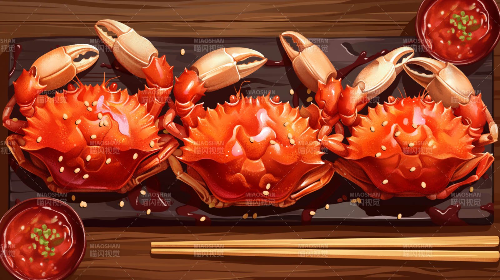 美味螃蟹料理图片