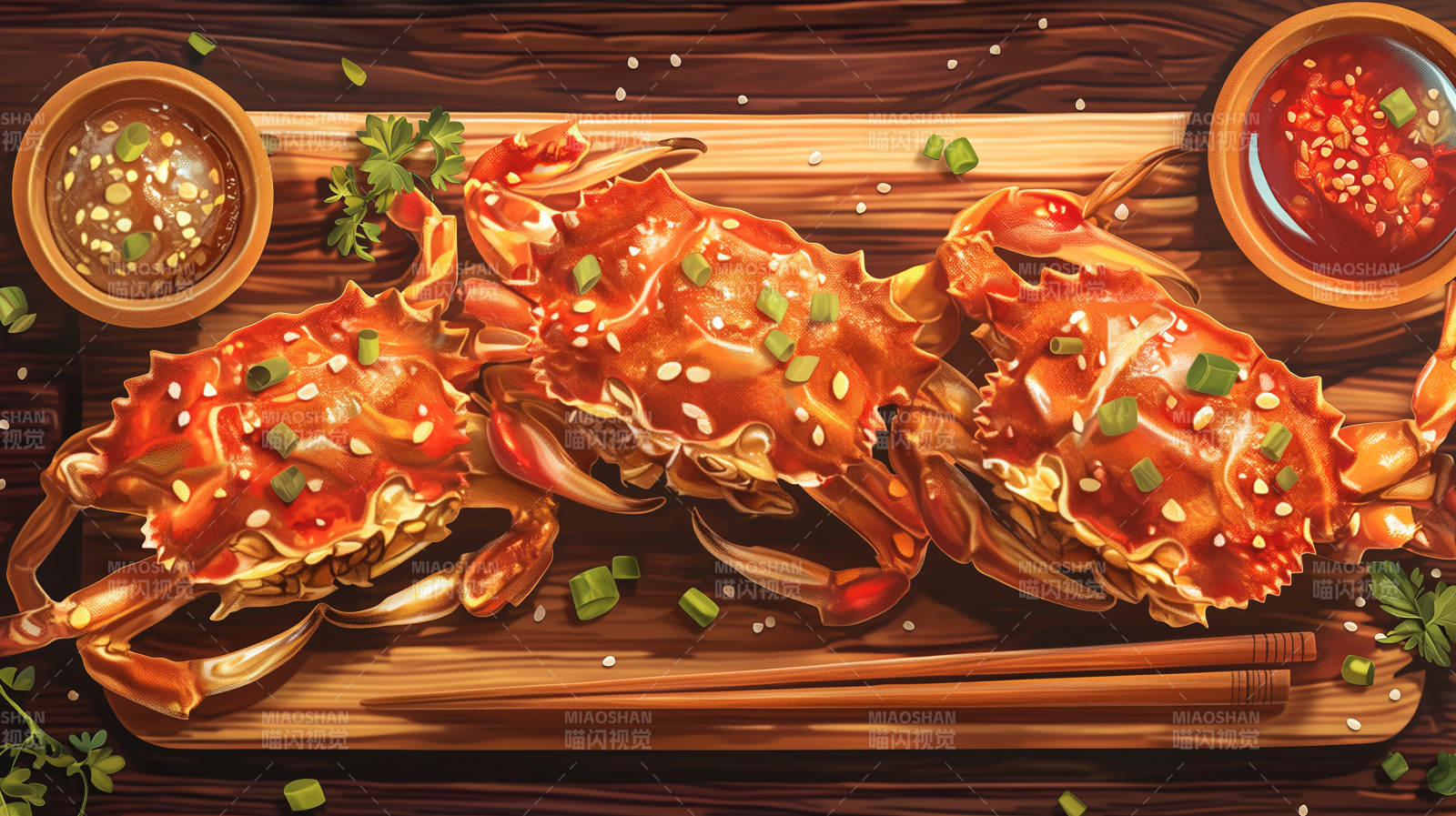 香辣蟹宴图片