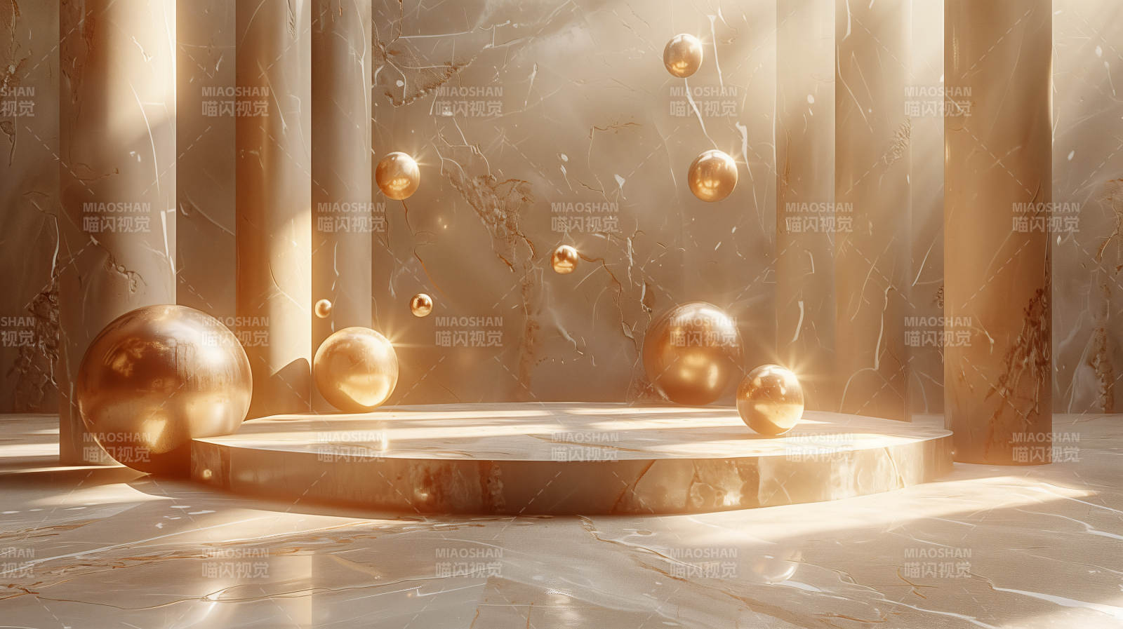 金色穹顶下的静谧图片