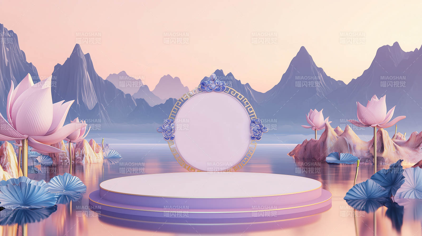 梦幻莲花舞台图片