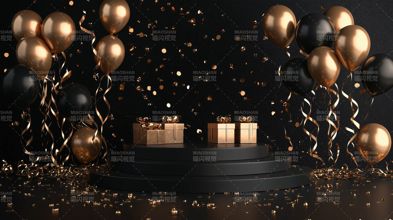 金色庆典礼盒图片