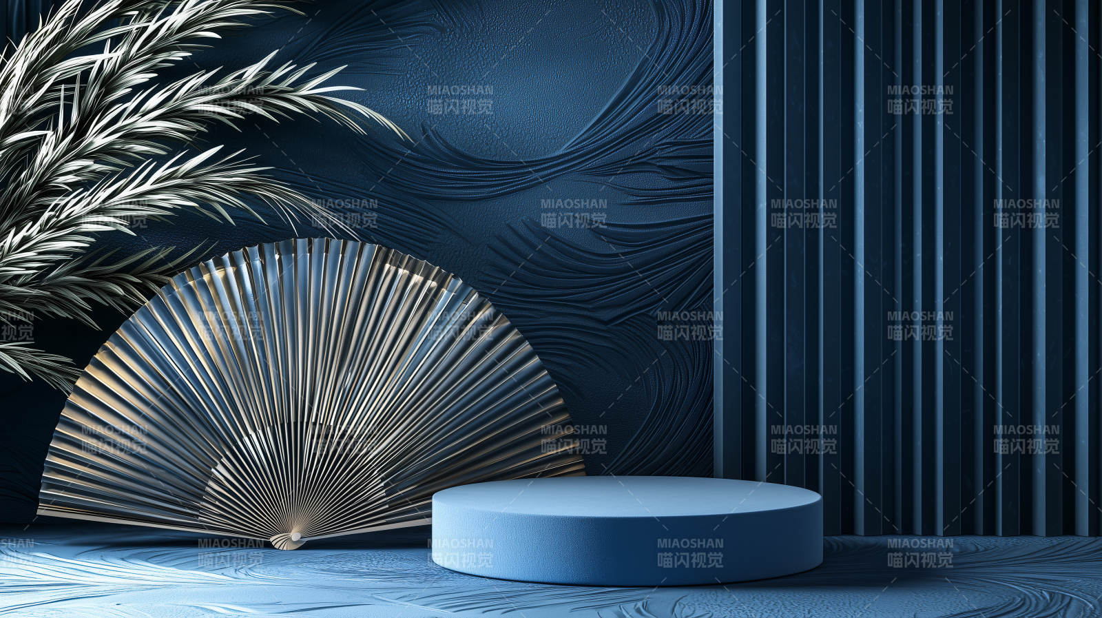 蓝调静谧空间图片