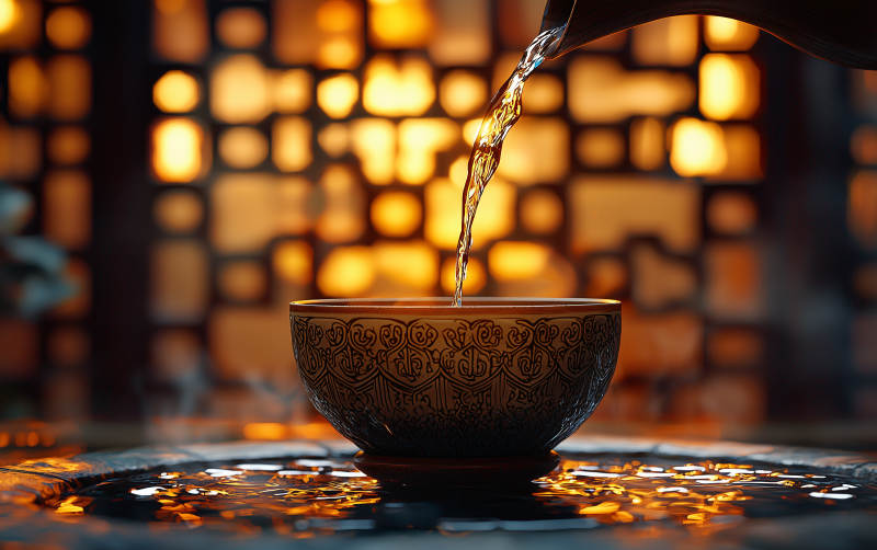 茶香四溢 静谧时光图片