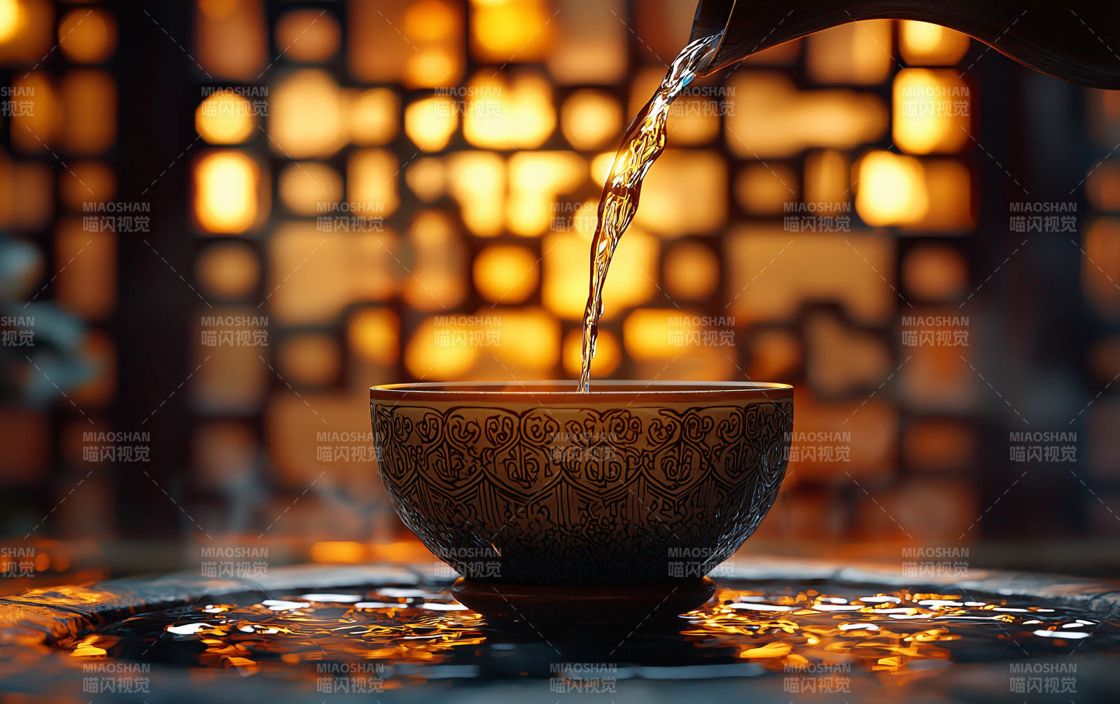 茶香四溢 静谧时光图片