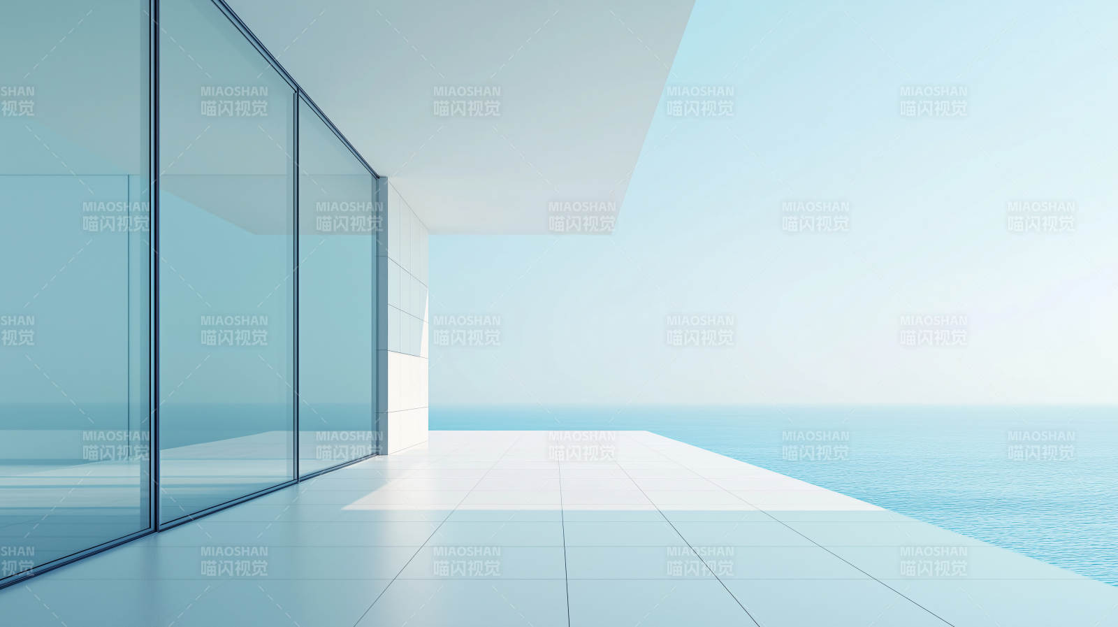 海景玻璃走廊图片