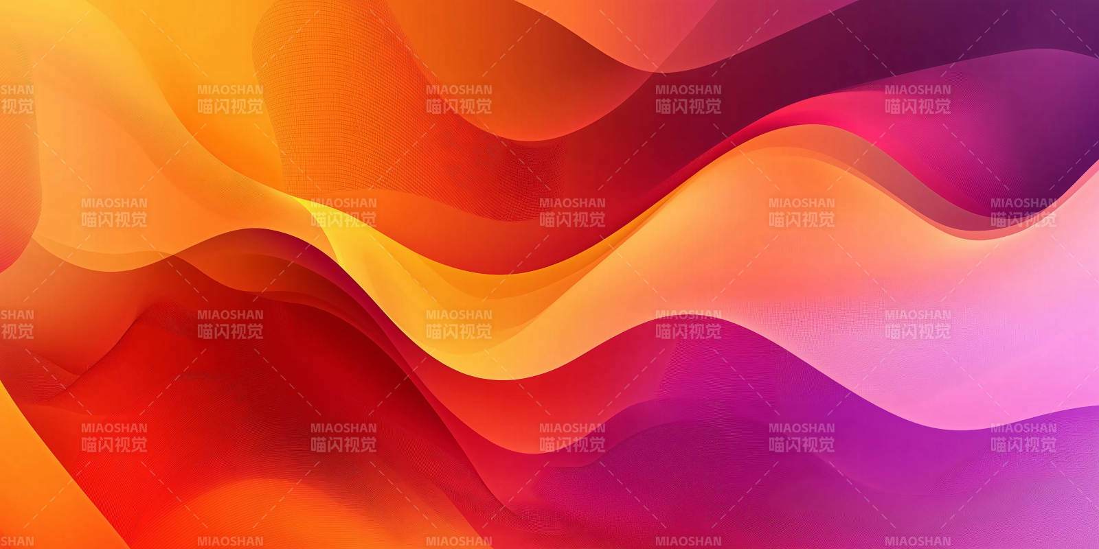 流光溢彩的波浪图片