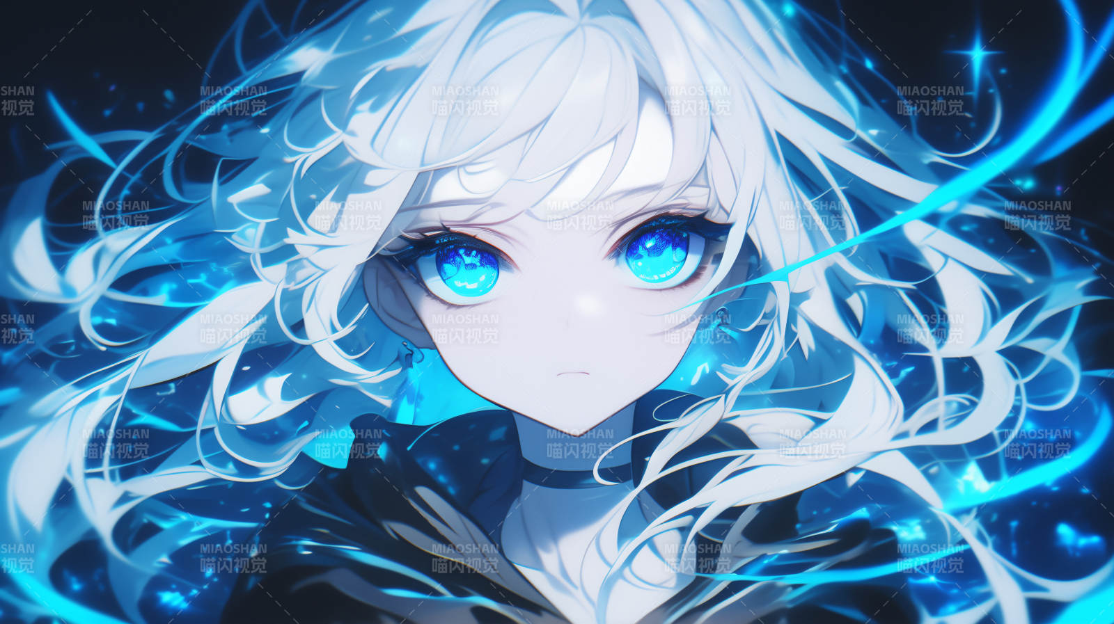 冰蓝之眸图片