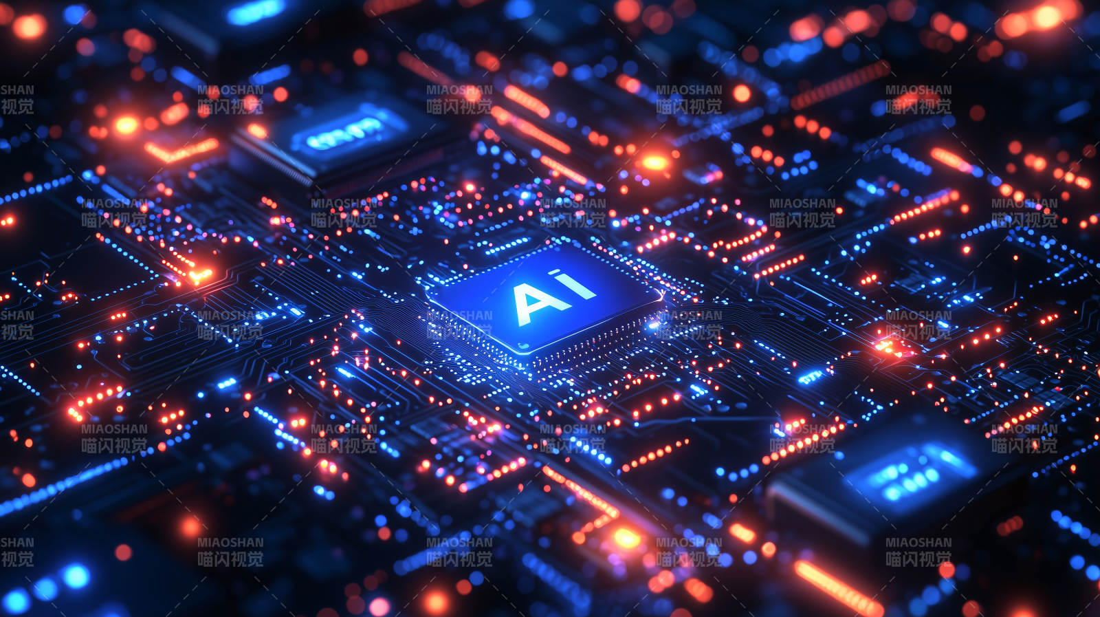 AI芯片科技未来图片