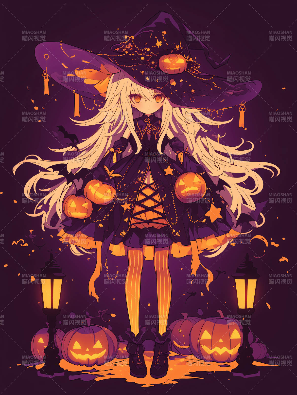 南瓜魔女夜行图片