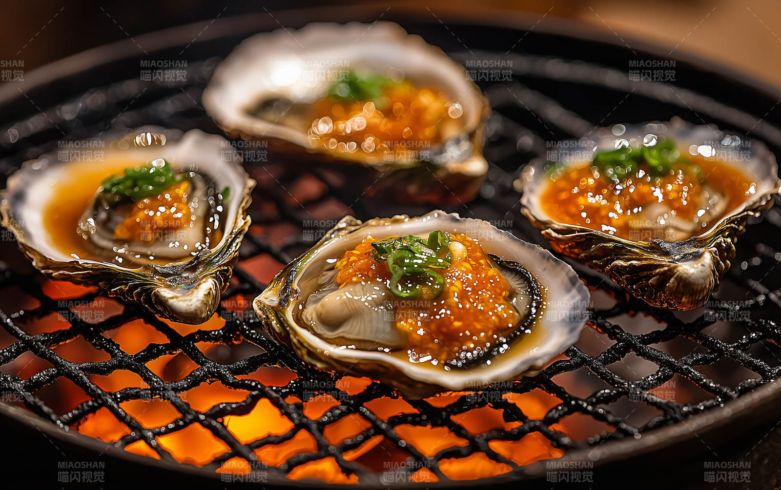 炭烤生蚝 鲜美诱人图片