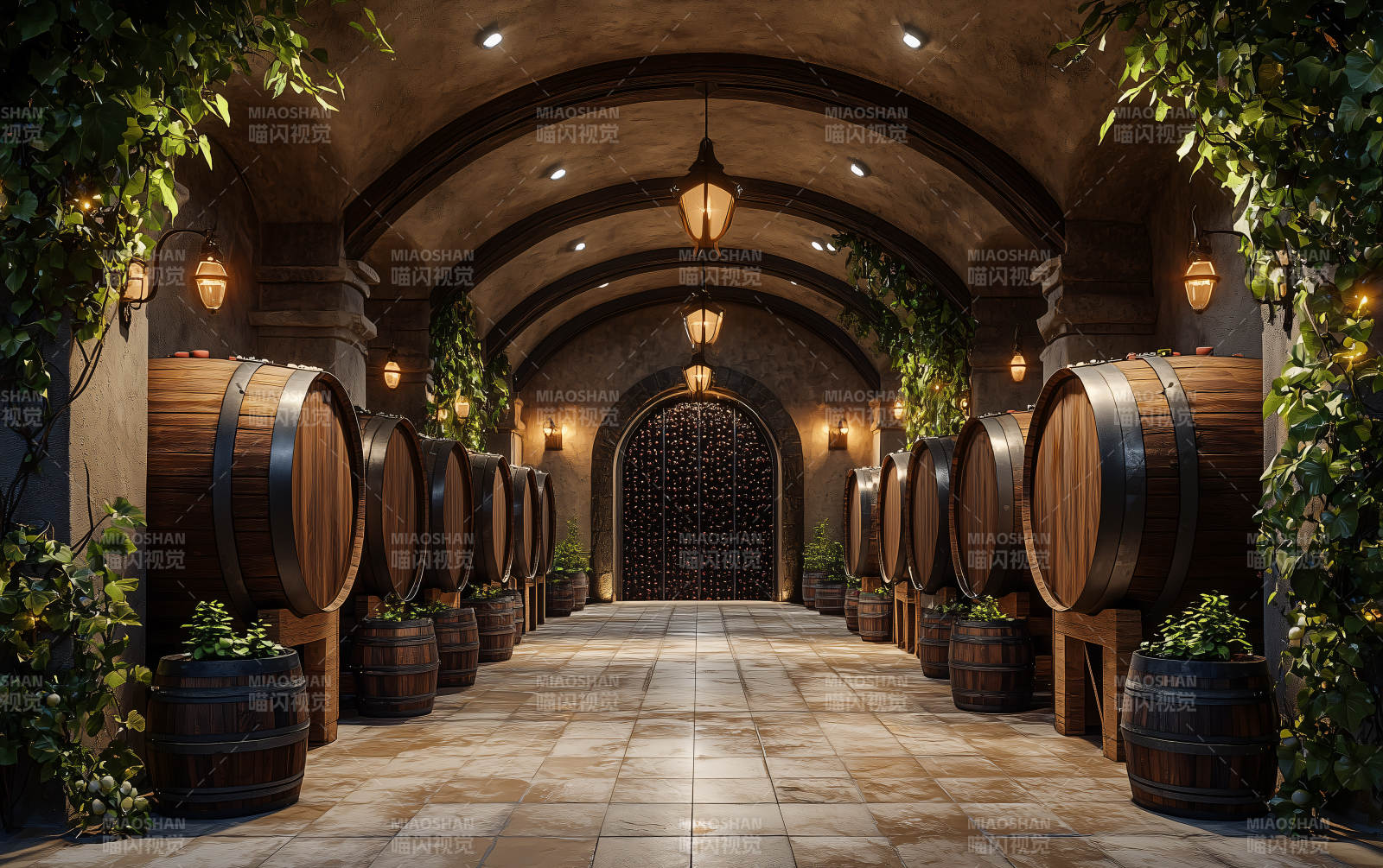 酒窖长廊图片