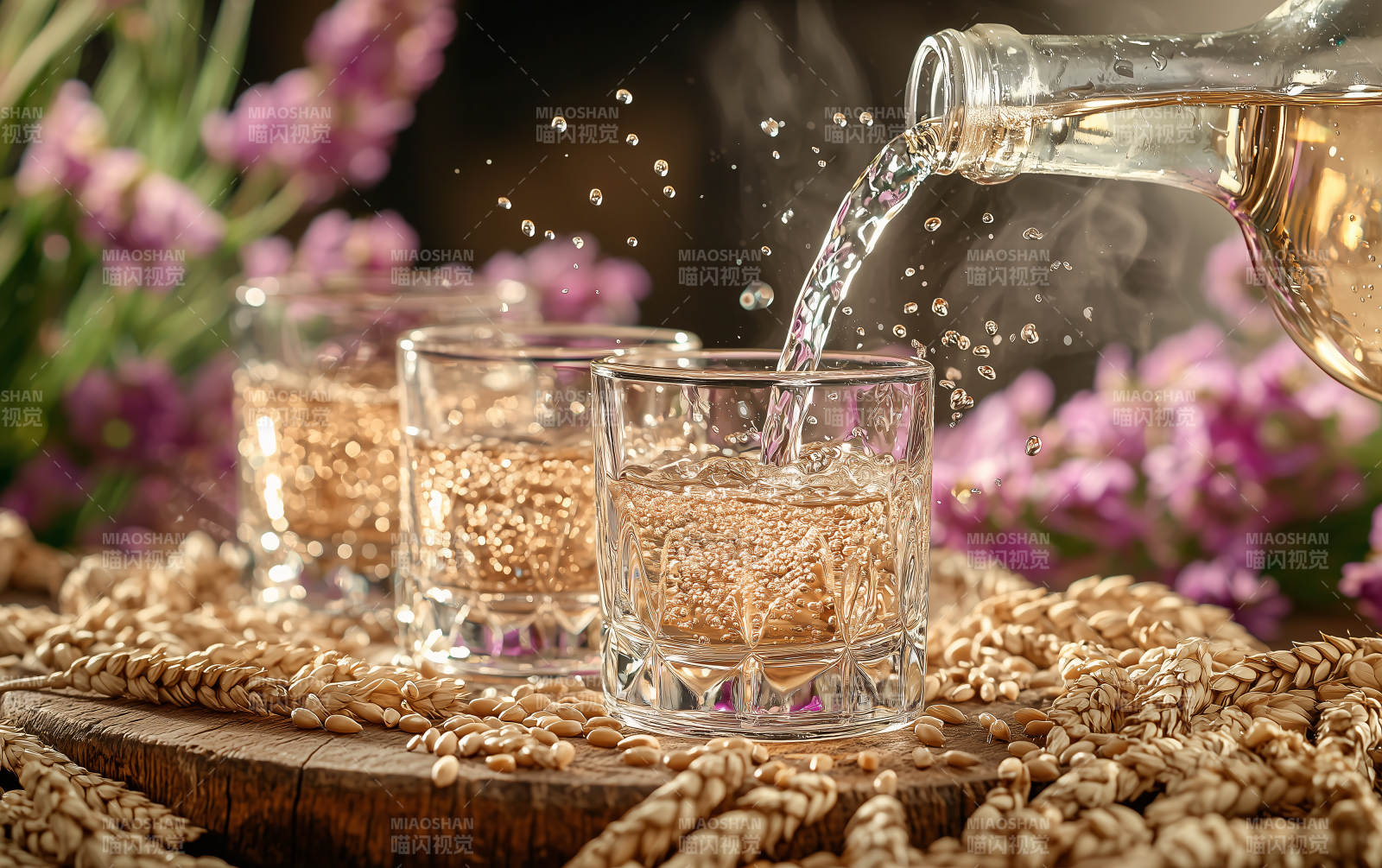 金酒倾注花香时刻图片