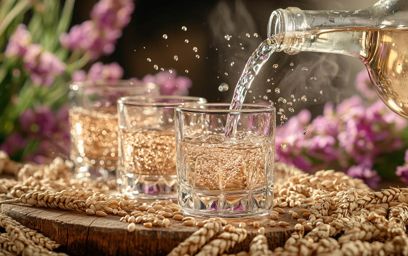 金酒倾注花香时刻图片