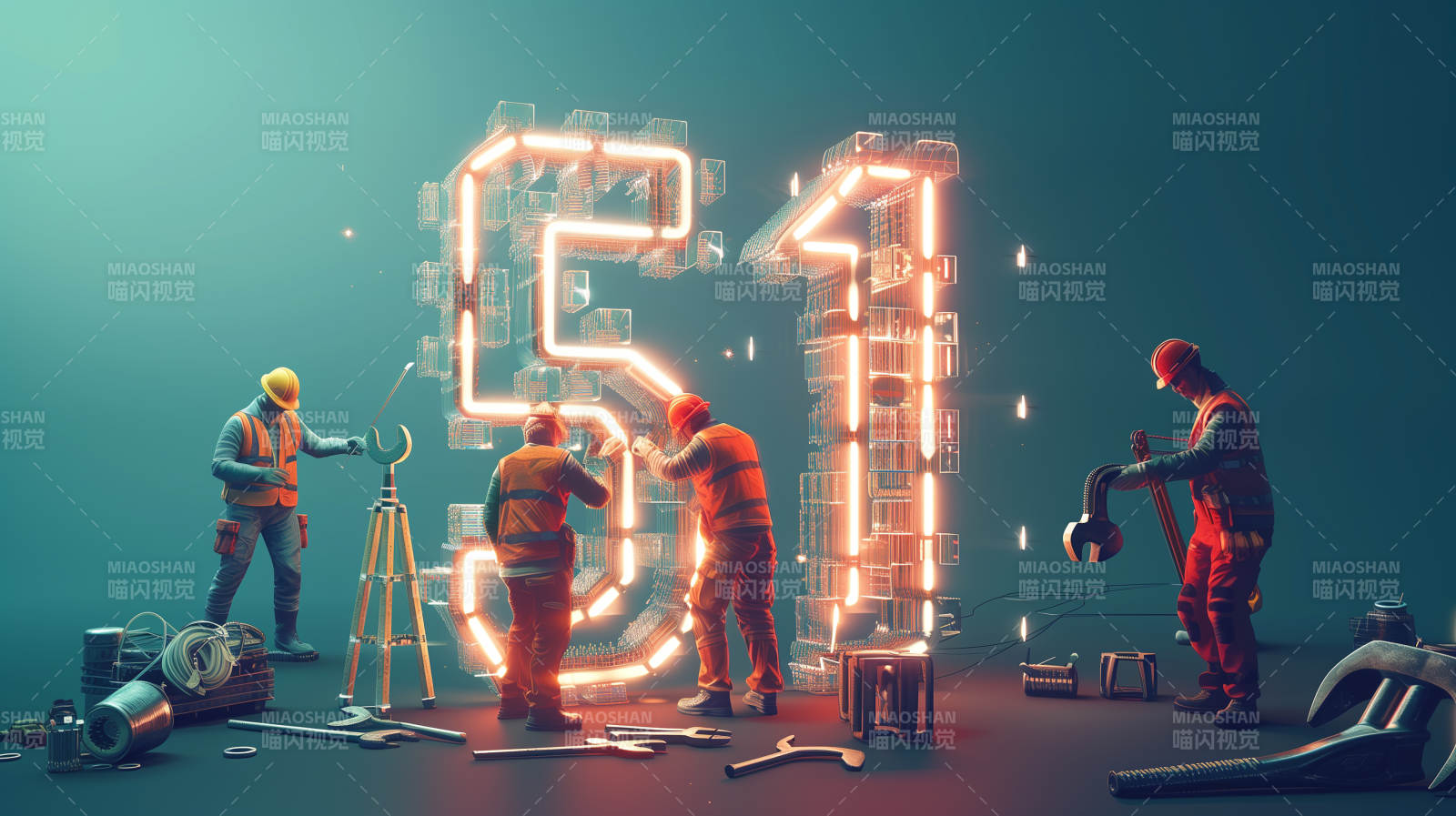 数字建造现场图片