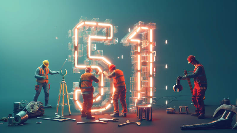 数字建造现场图片