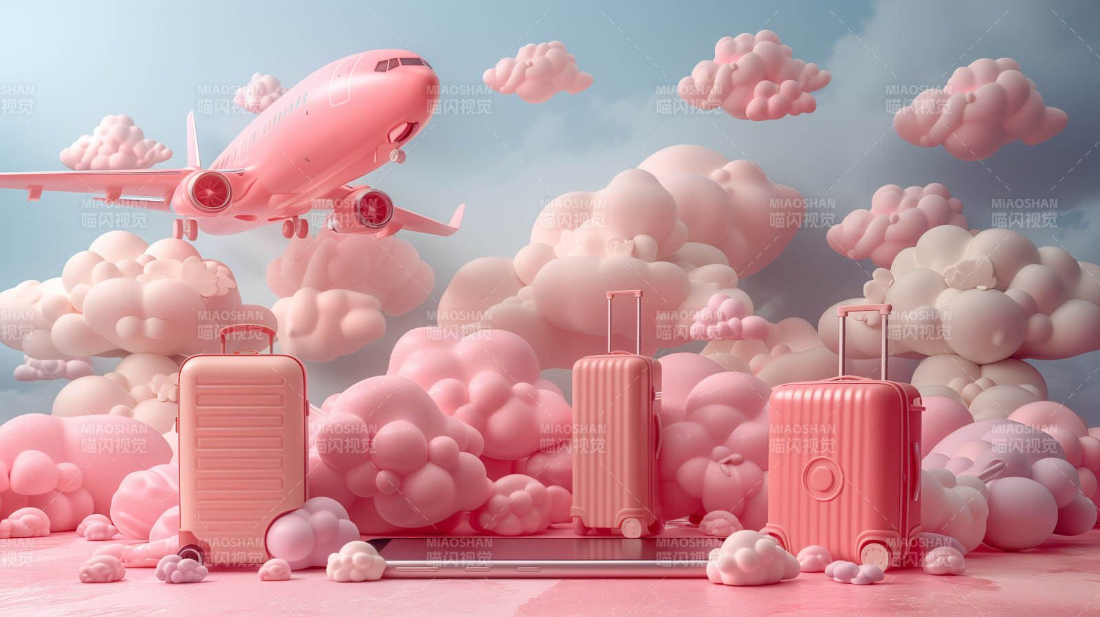 粉红梦幻旅行图片