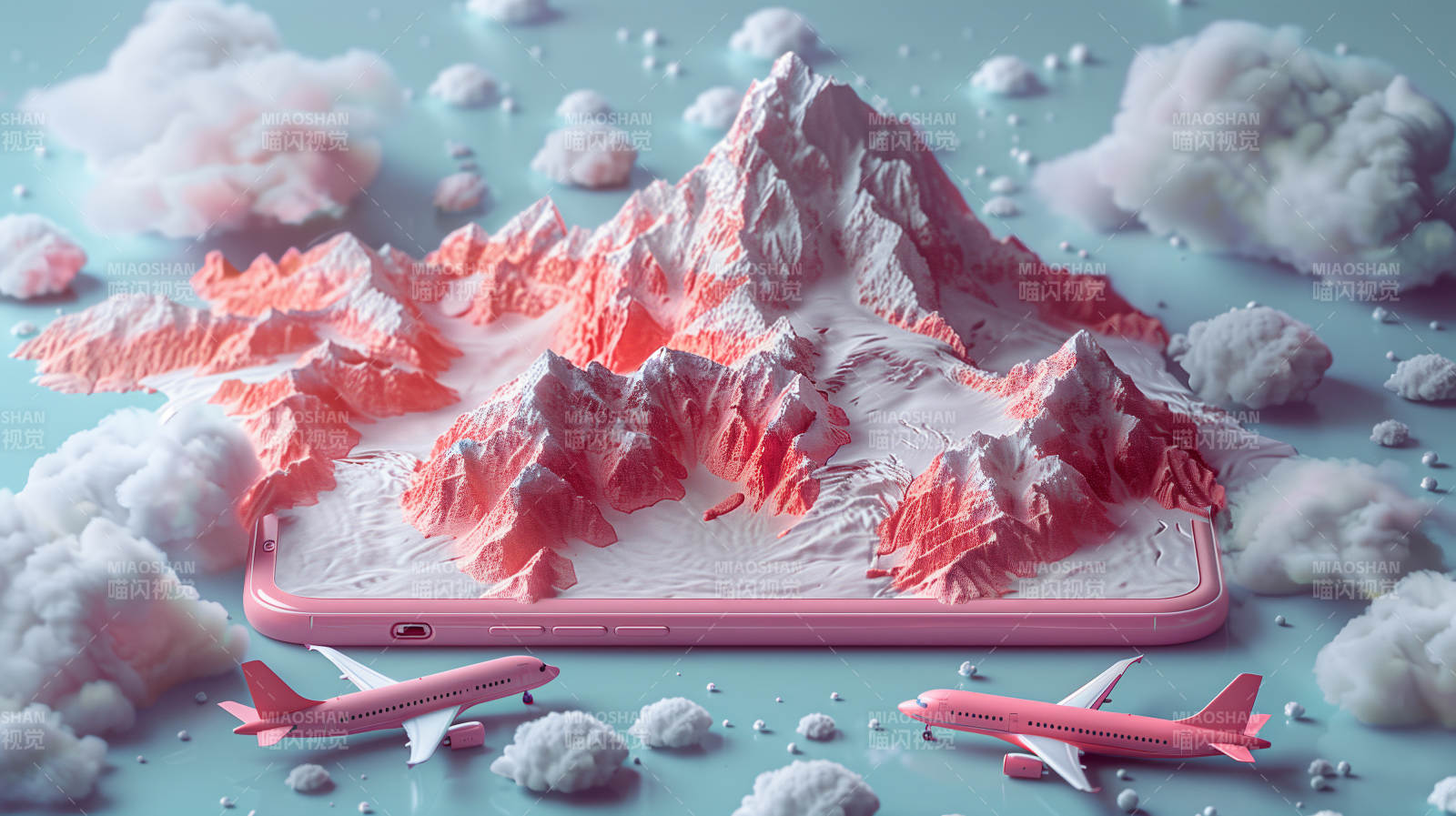 梦幻山景手机壁纸图片