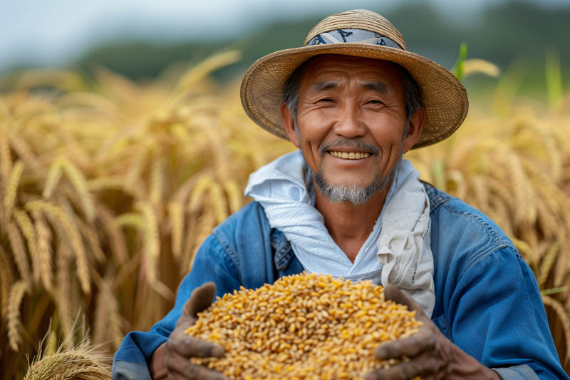 丰收的喜悦图片