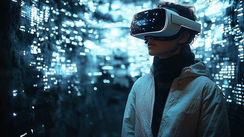 虚拟现实探索者图片