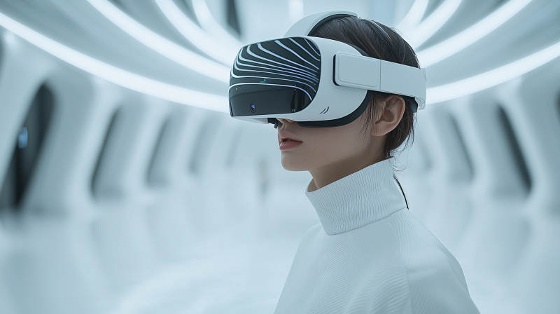 未来虚拟现实体验图片