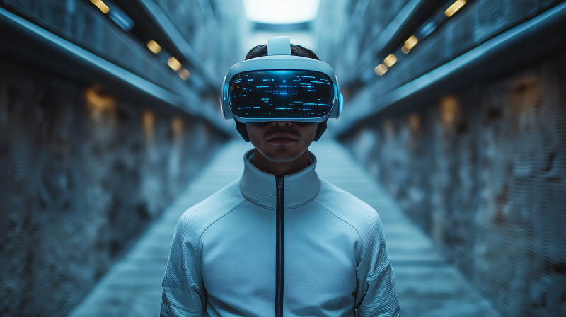 虚拟现实未来行图片