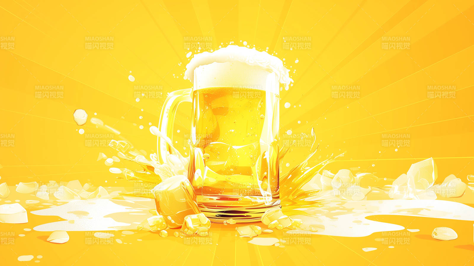 金啤飞溅 畅饮时刻图片