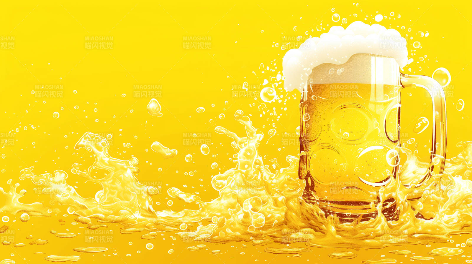 金啤飞溅 畅饮时刻图片