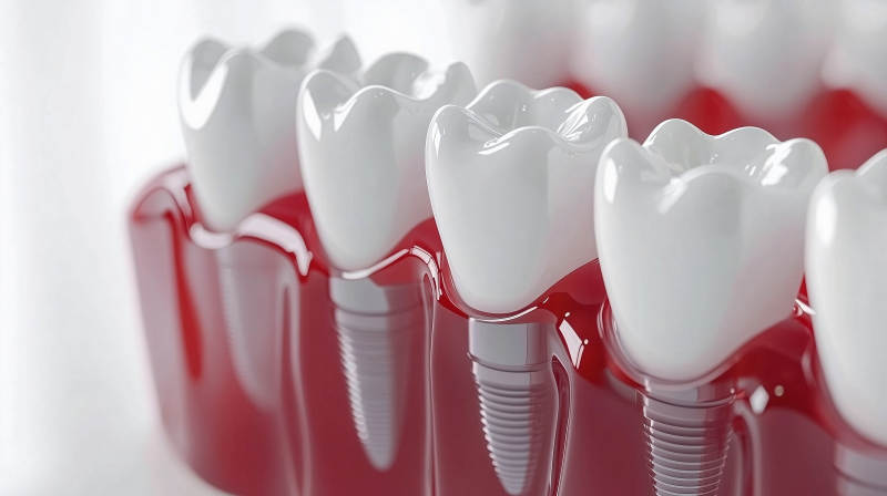 牙齿种植模型展示图片