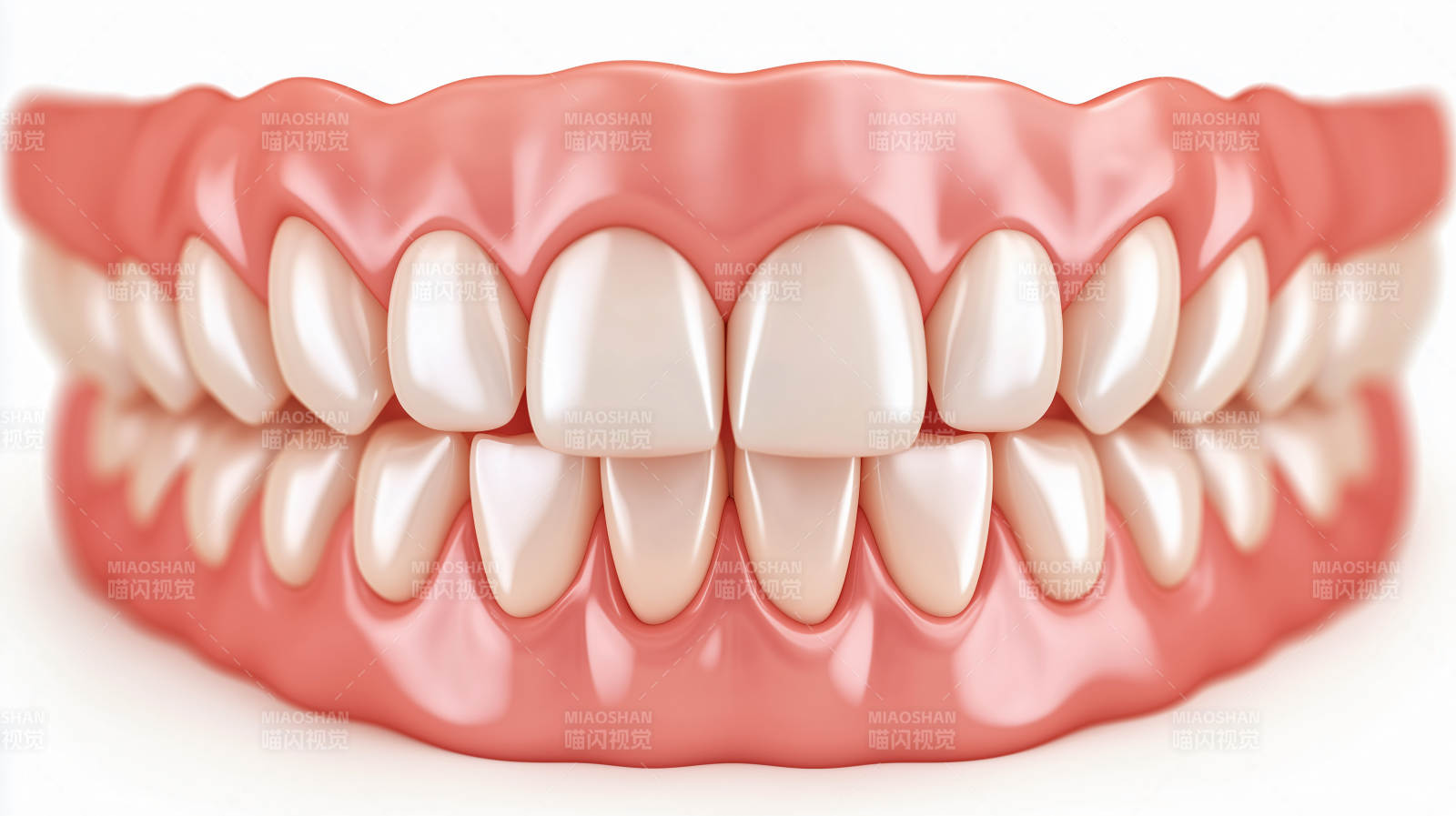 完美牙齿模型图片