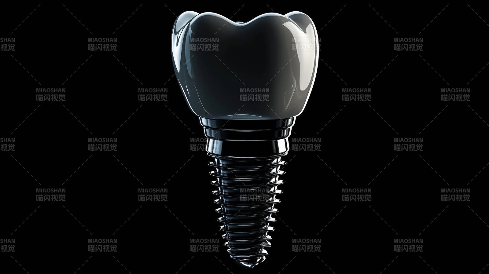 牙科种植体模型图片