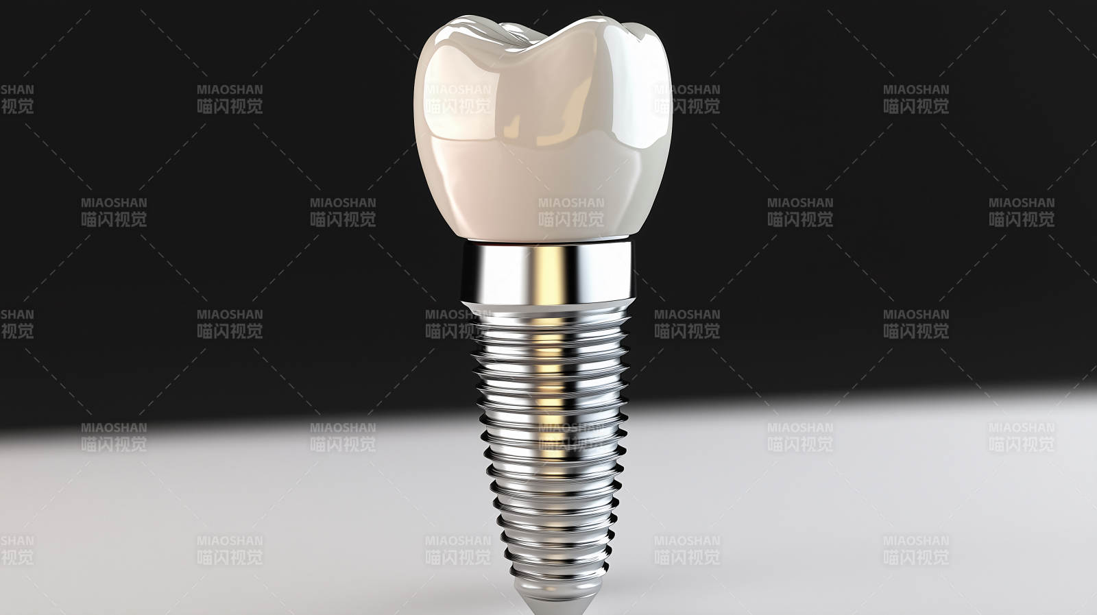 牙科种植体模型图片