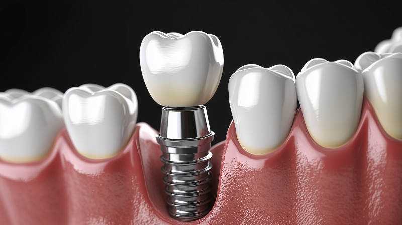 种植牙示意图图片