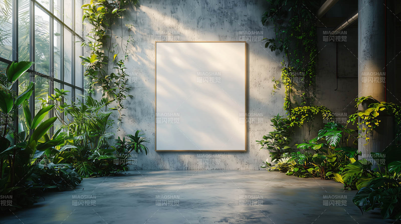 绿意盎然的画廊图片