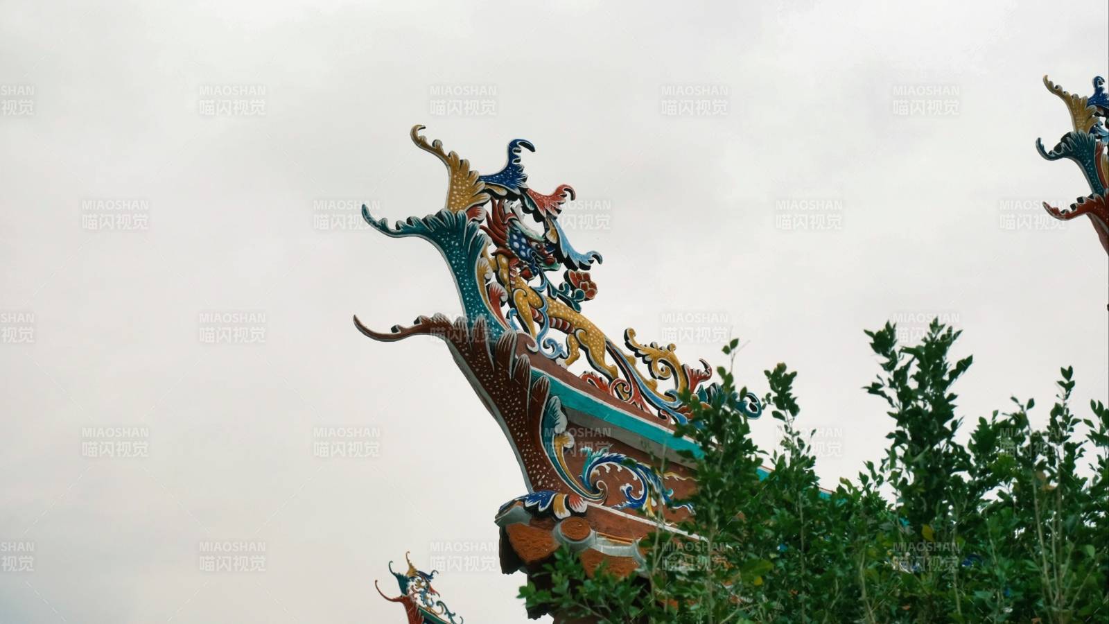 厦门飞檐翘角 彩绘生辉图片