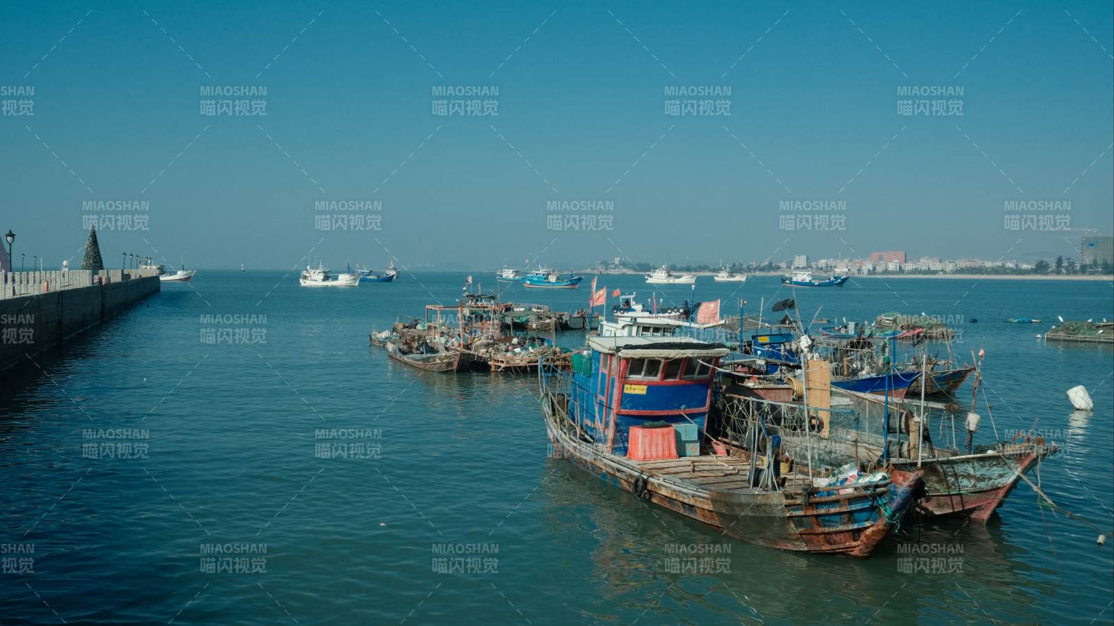 厦门渔港风光图片