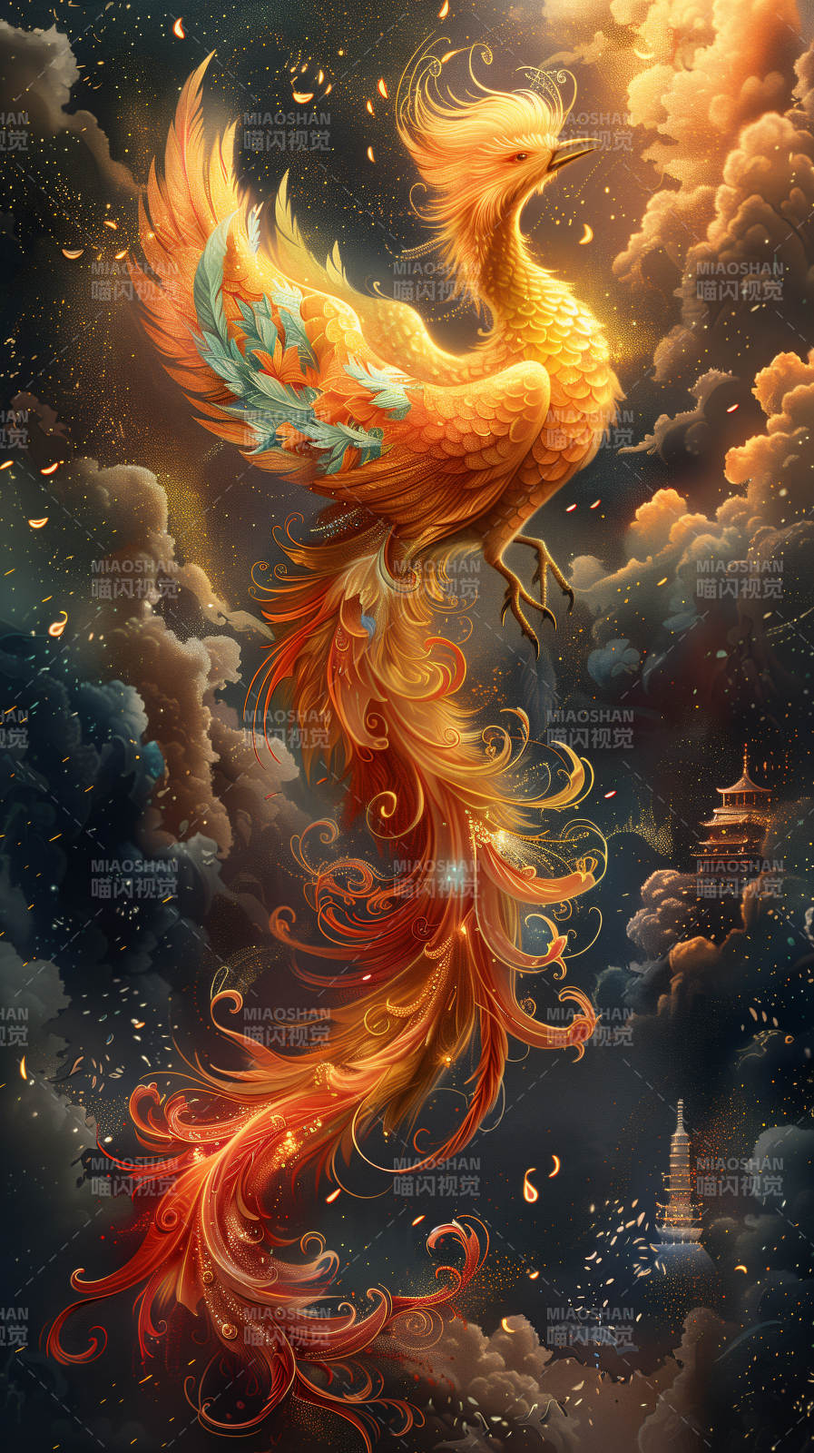 凤凰涅槃 浴火重生图片