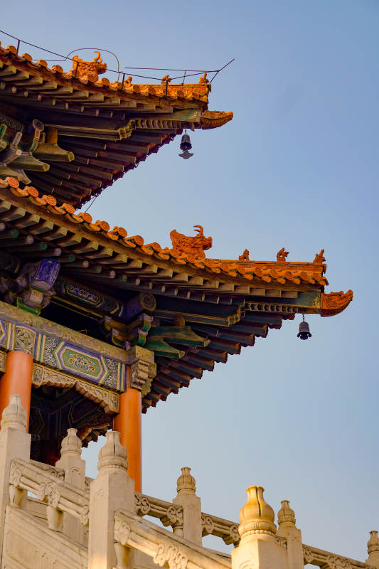 西安丨古建筑飞檐翘角图片